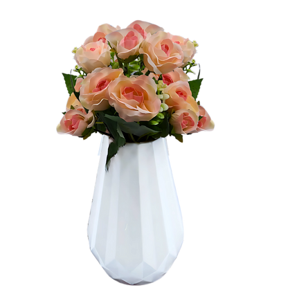 8 Bud Silk Rose Bouquet