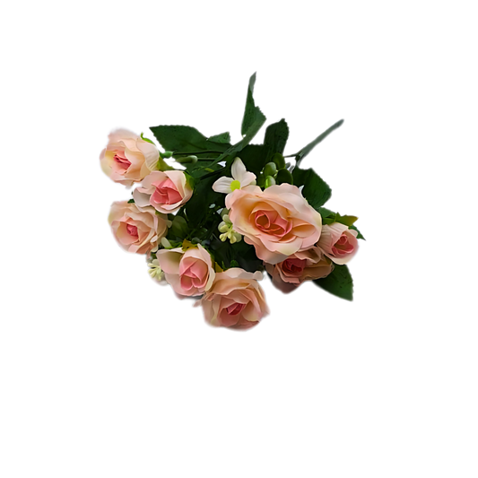 8 Bud Silk Rose Bouquet