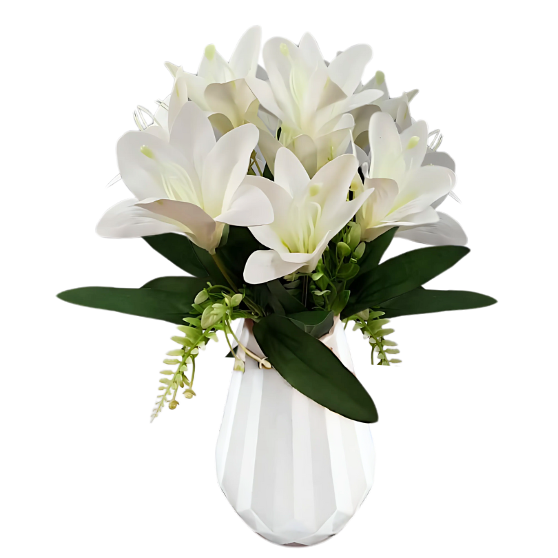7 Bud Artifical Lily