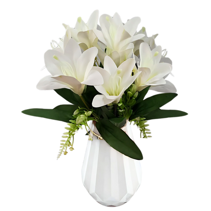 7 Bud Artifical Lily