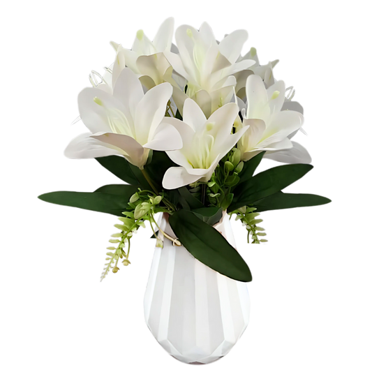 7 Bud Artifical Lily