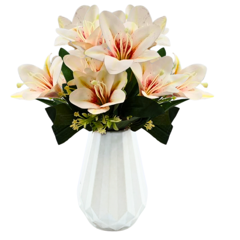 7 Bud Artifical Lily
