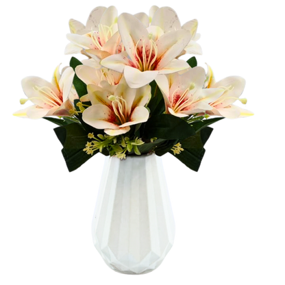 7 Bud Artifical Lily