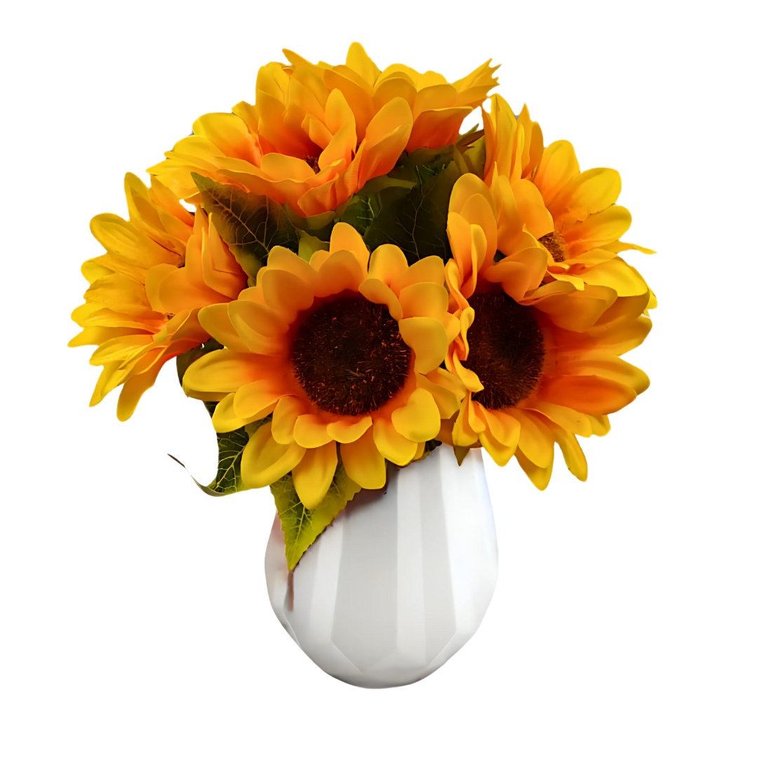 6 Bud Sunflower Bouquet