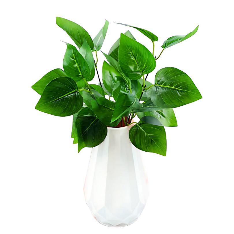 7 Stem Artifical Green Foliage Leaves