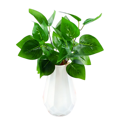 7 Stem Artifical Green Foliage Leaves