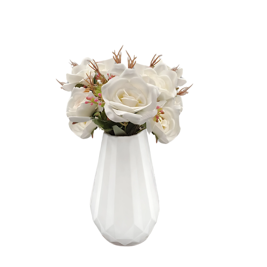 5 Bud Silk Rose Bouquet
