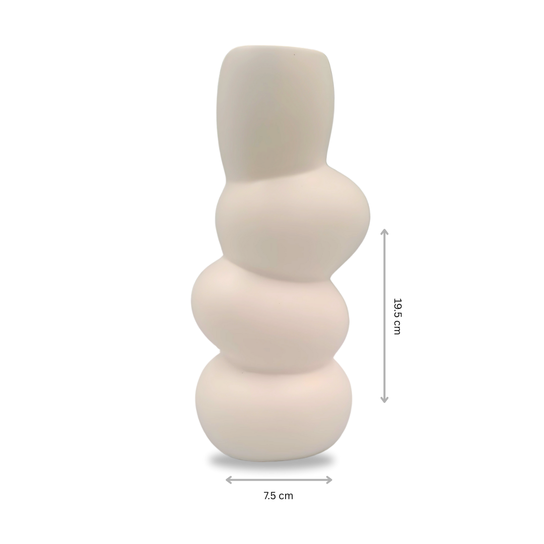 FlowStack Plastic Vase