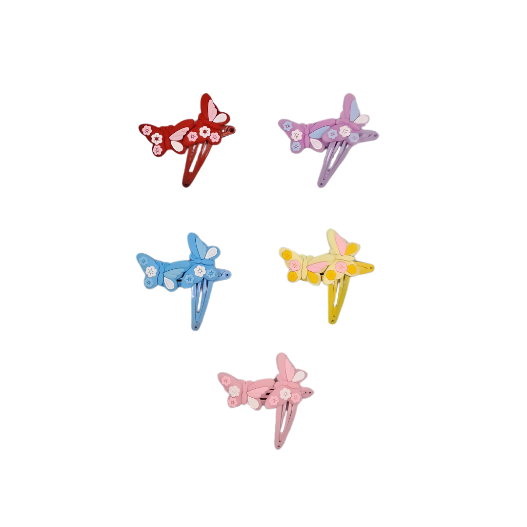 Butterfly Hair Clips 10 PC