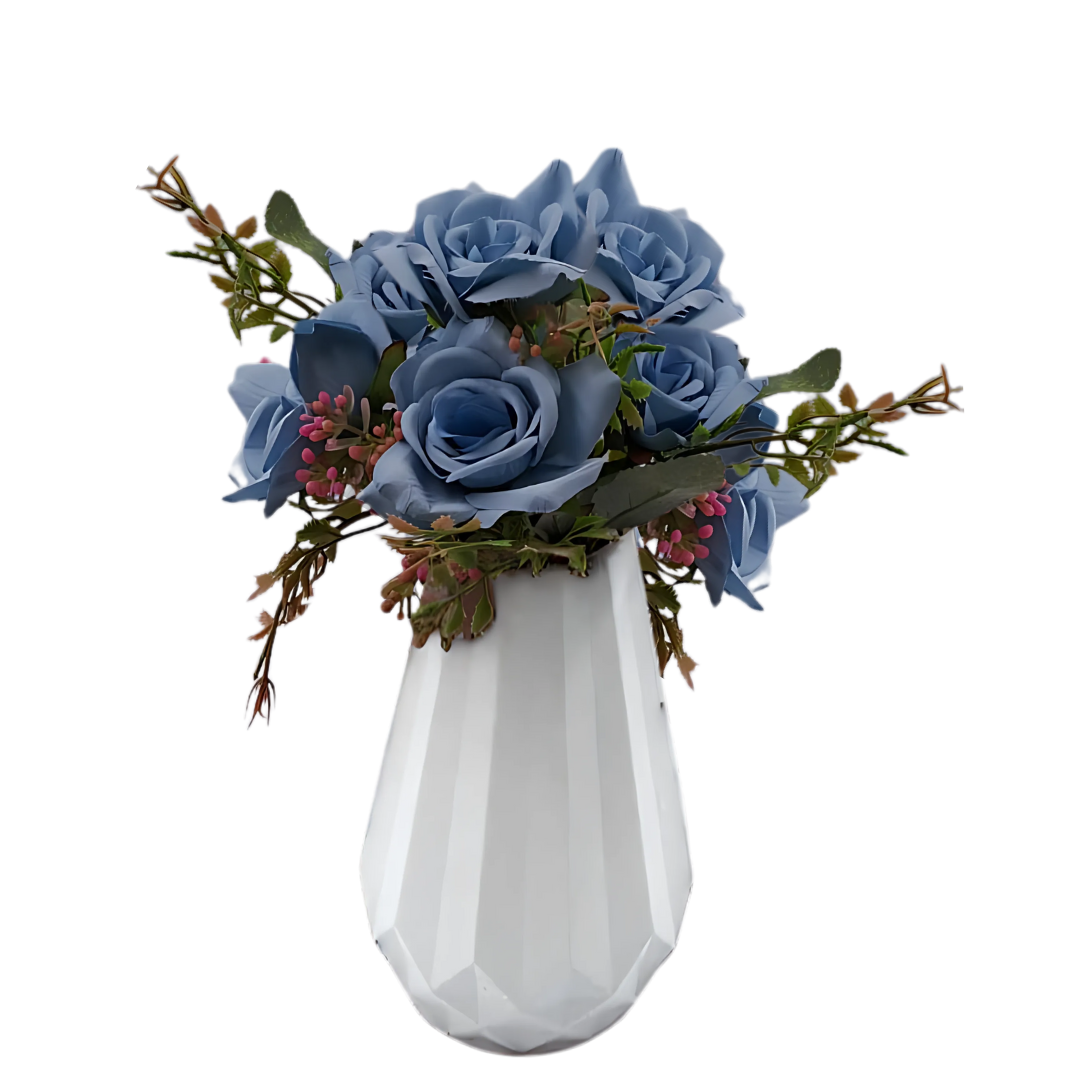 5 Bud Silk Rose Bouquet