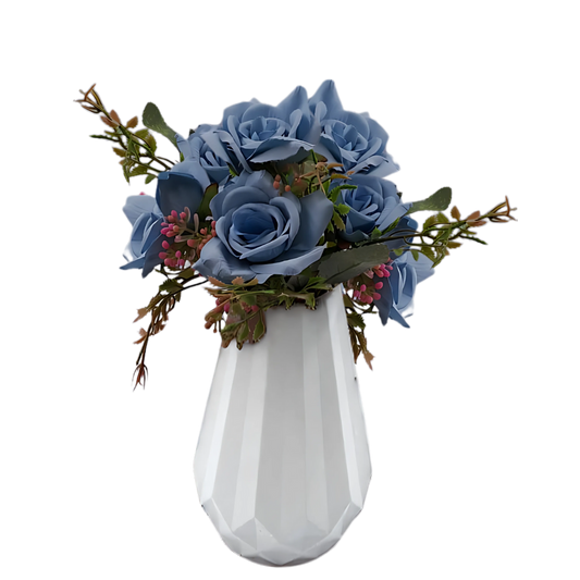 5 Bud Silk Rose Bouquet