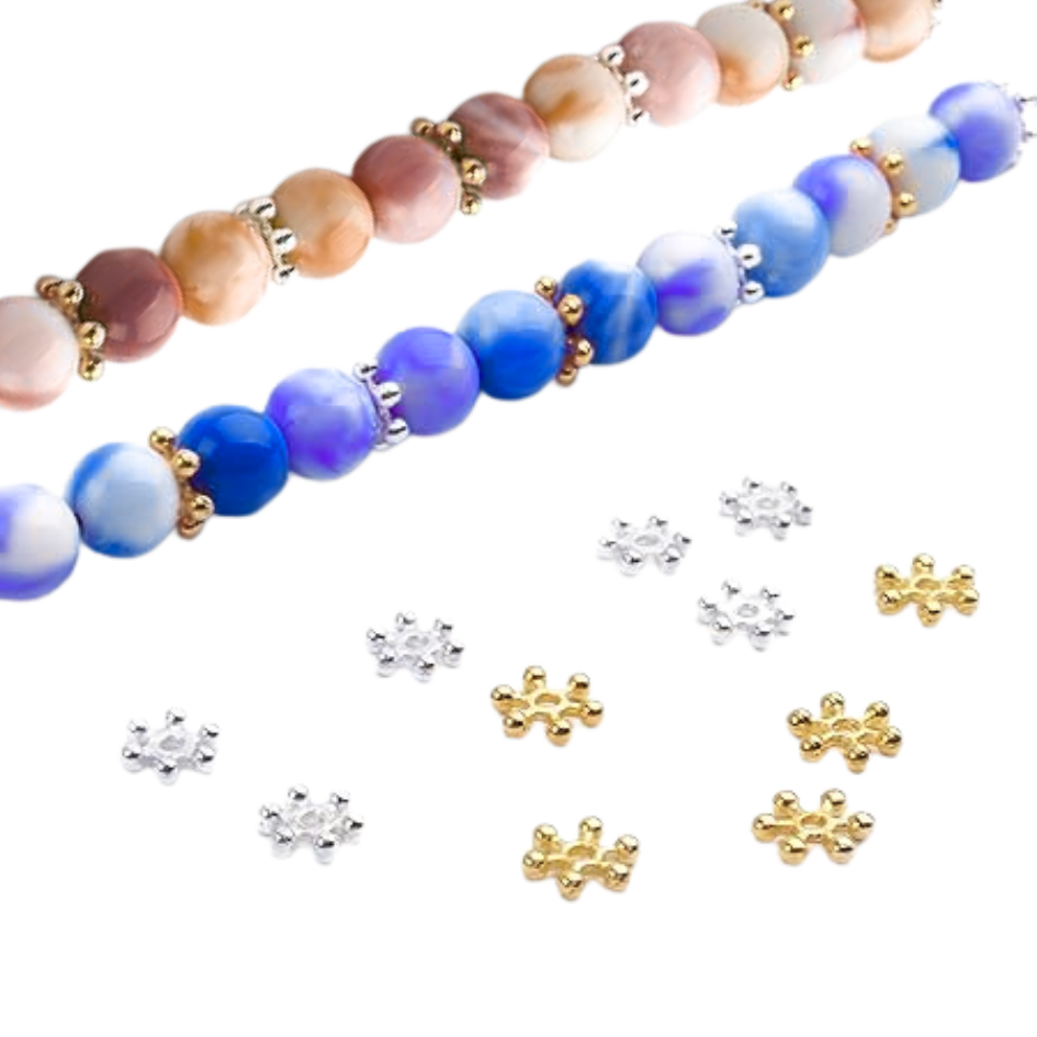 Daisy Spacer – 6mm 100pc
