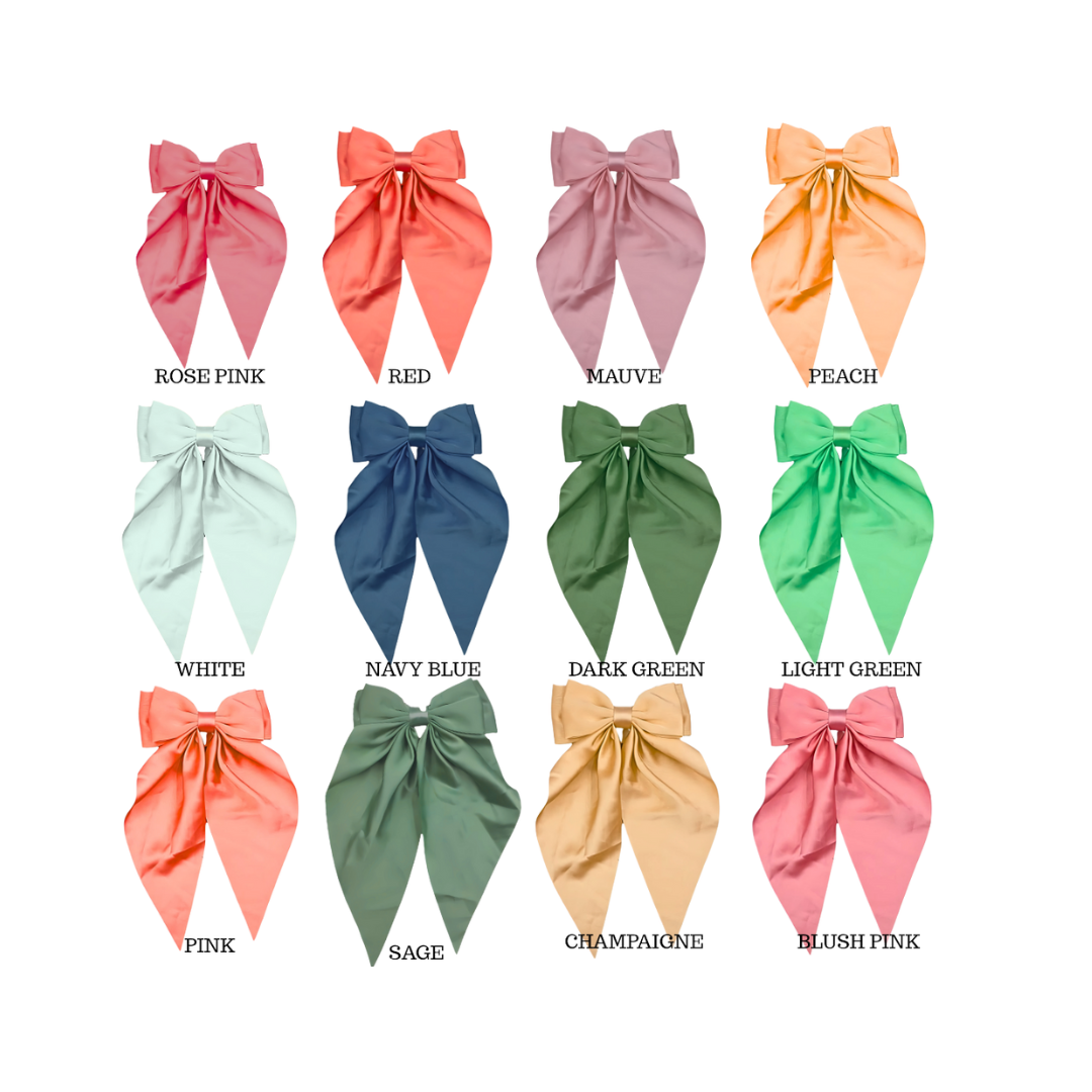Satin Bloom Bows