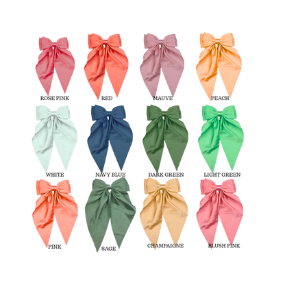 Satin Bloom Bows