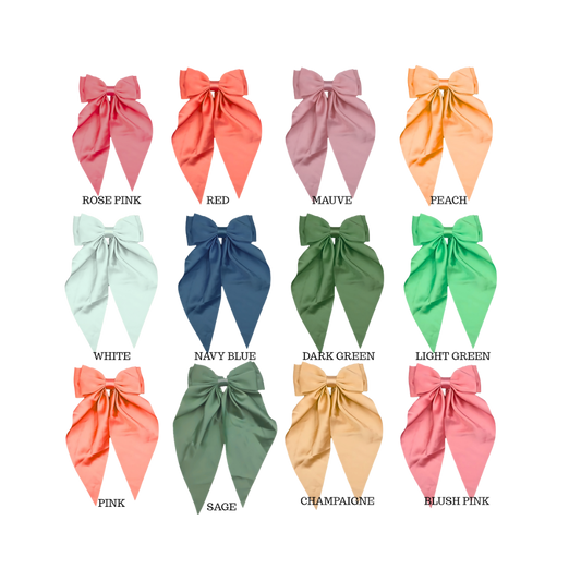 Satin Bloom Bows
