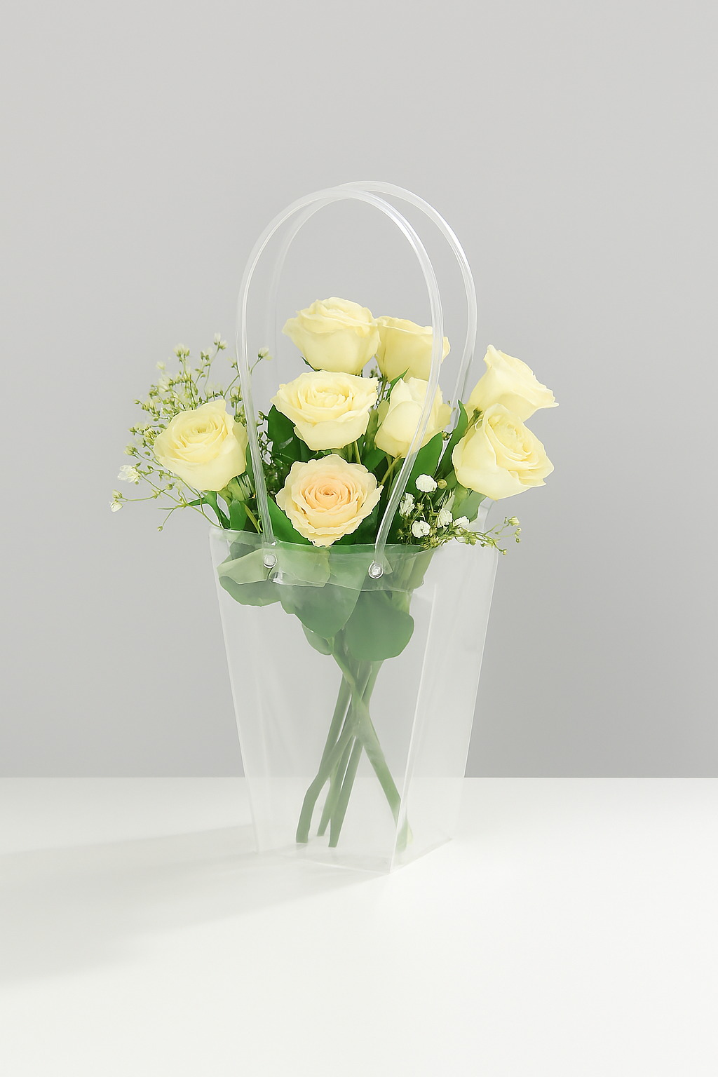 Clear PVC Flower Gift Bag