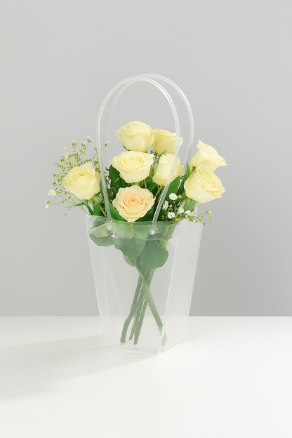 Clear PVC Flower Gift Bag