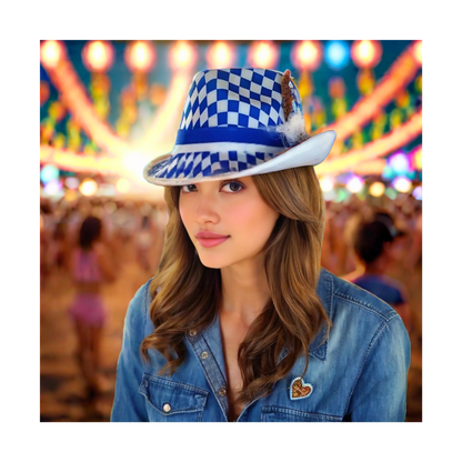 Bavarian Diamond Fedora Hat