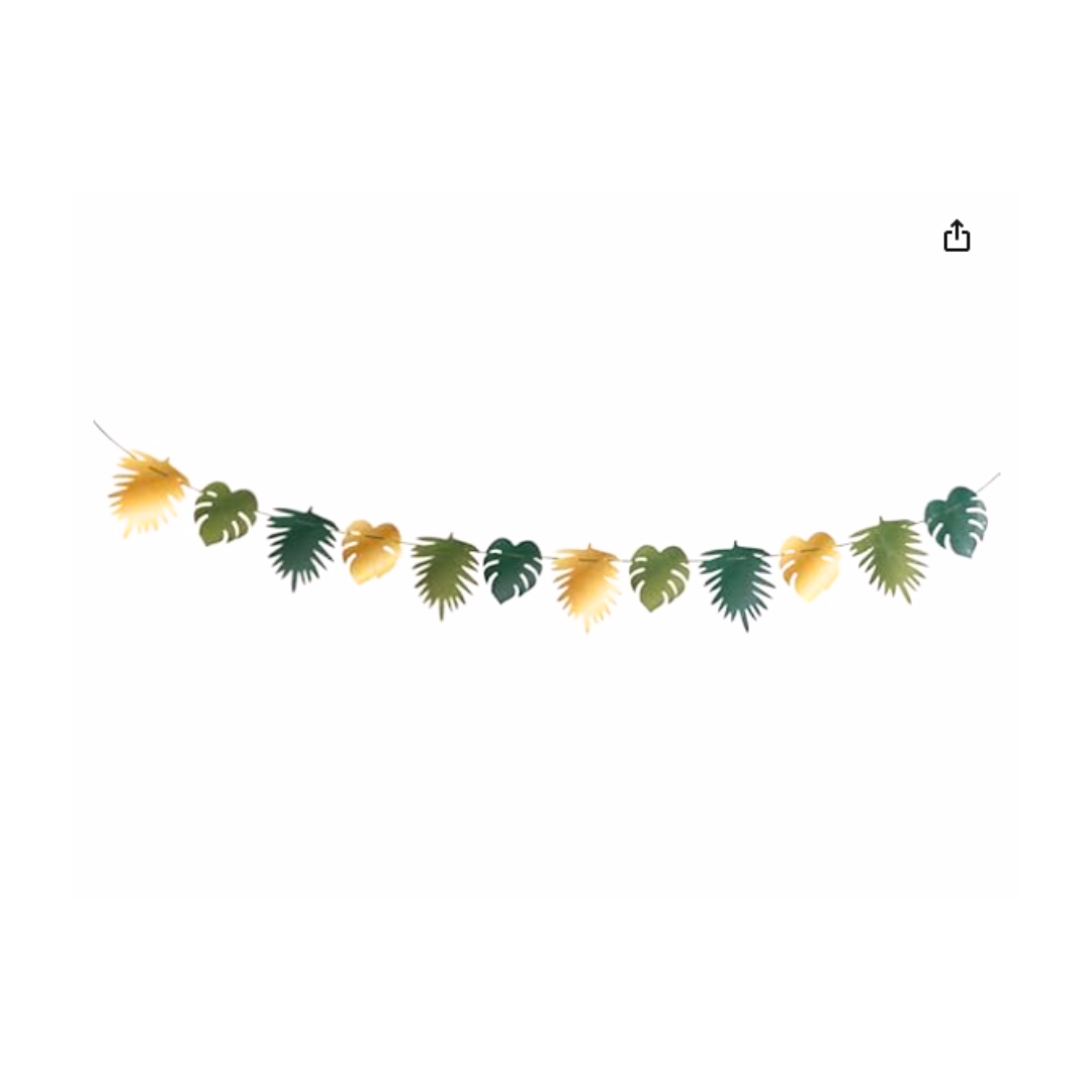 Foil Leaf Banner 3 Meter
