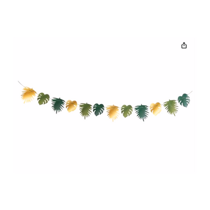 Foil Leaf Banner 3 Meter