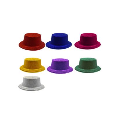 Glitter Cheesecutter Top Hat