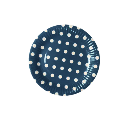 Polka Dot Paper Plates 10 pcs