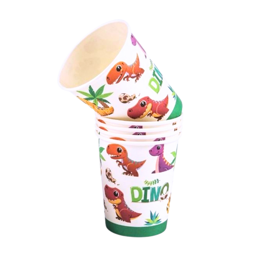 Dino Baby Paper Cups 10pcs