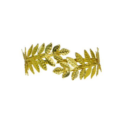 Gold Laurel Arm Bracelet