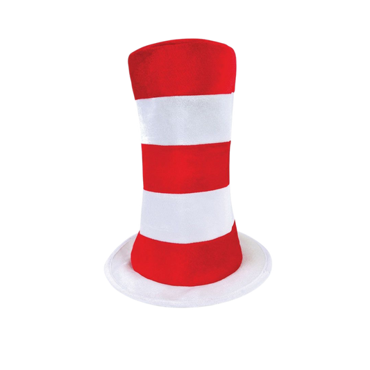 Red & White Stripe  Top Hat