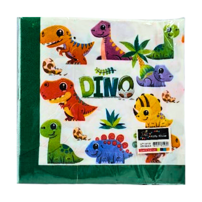Dino Baby Serviettes 20pcs
