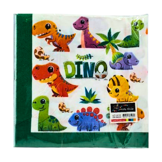 Dino Baby Serviettes 20pcs